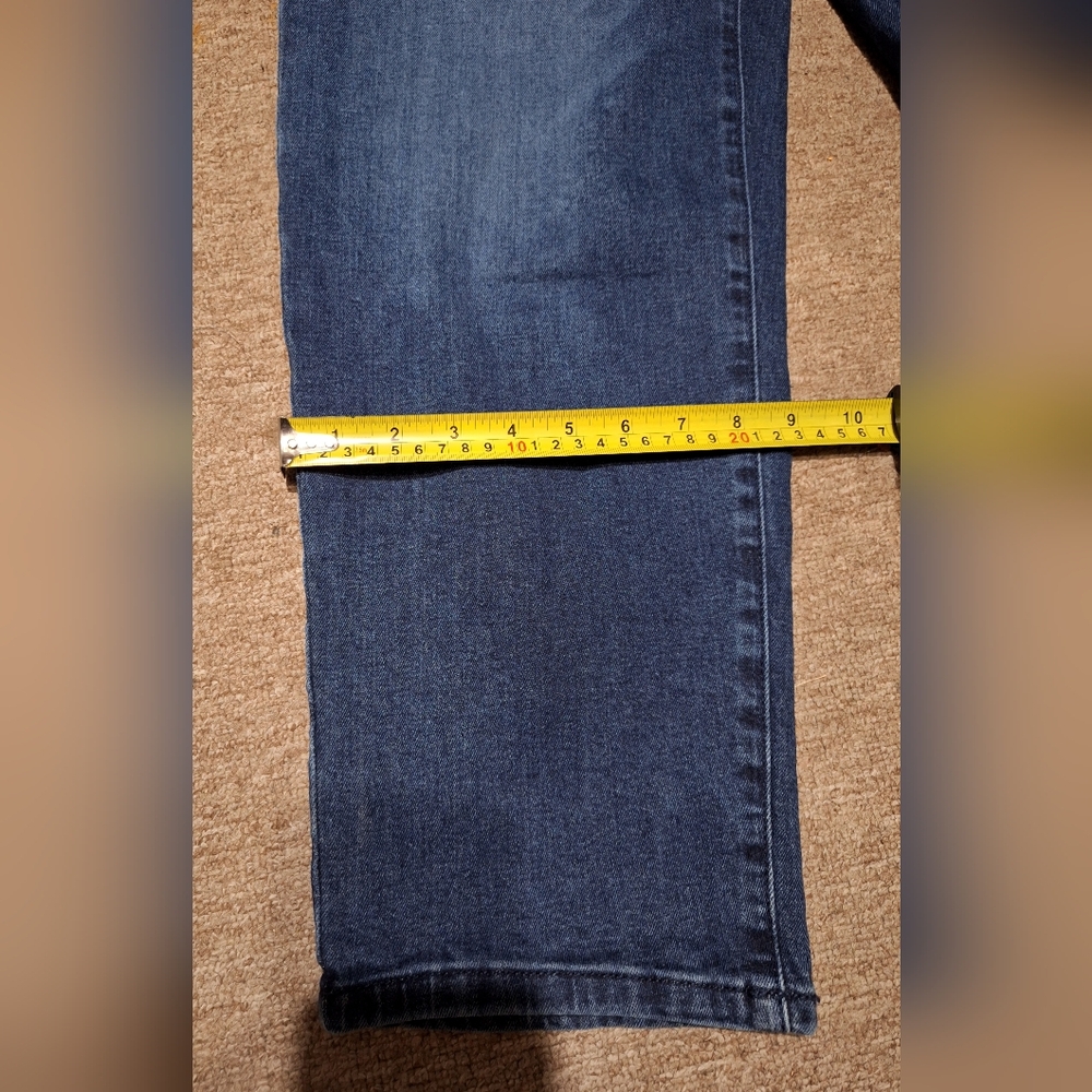 Simply Vera Wang The Perfec Vintage Wide-LEG Crop Jean Size 8 Color Blue - Picture 5 of 10